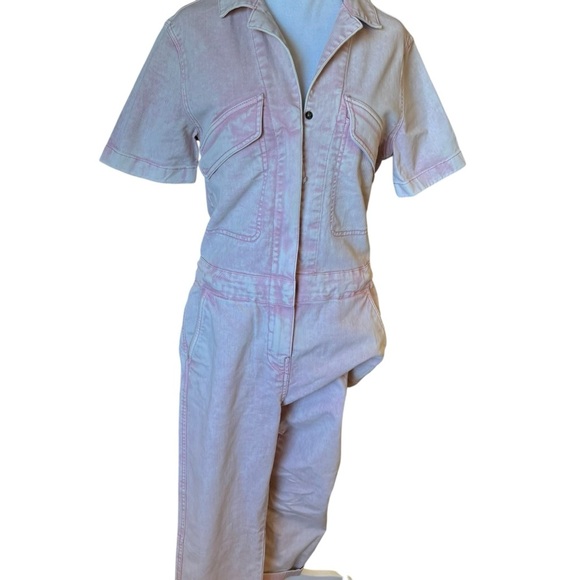 Faherty - NWT Utility Blaise Denim Jumpsuit Sz XS - Picture 4 of 9